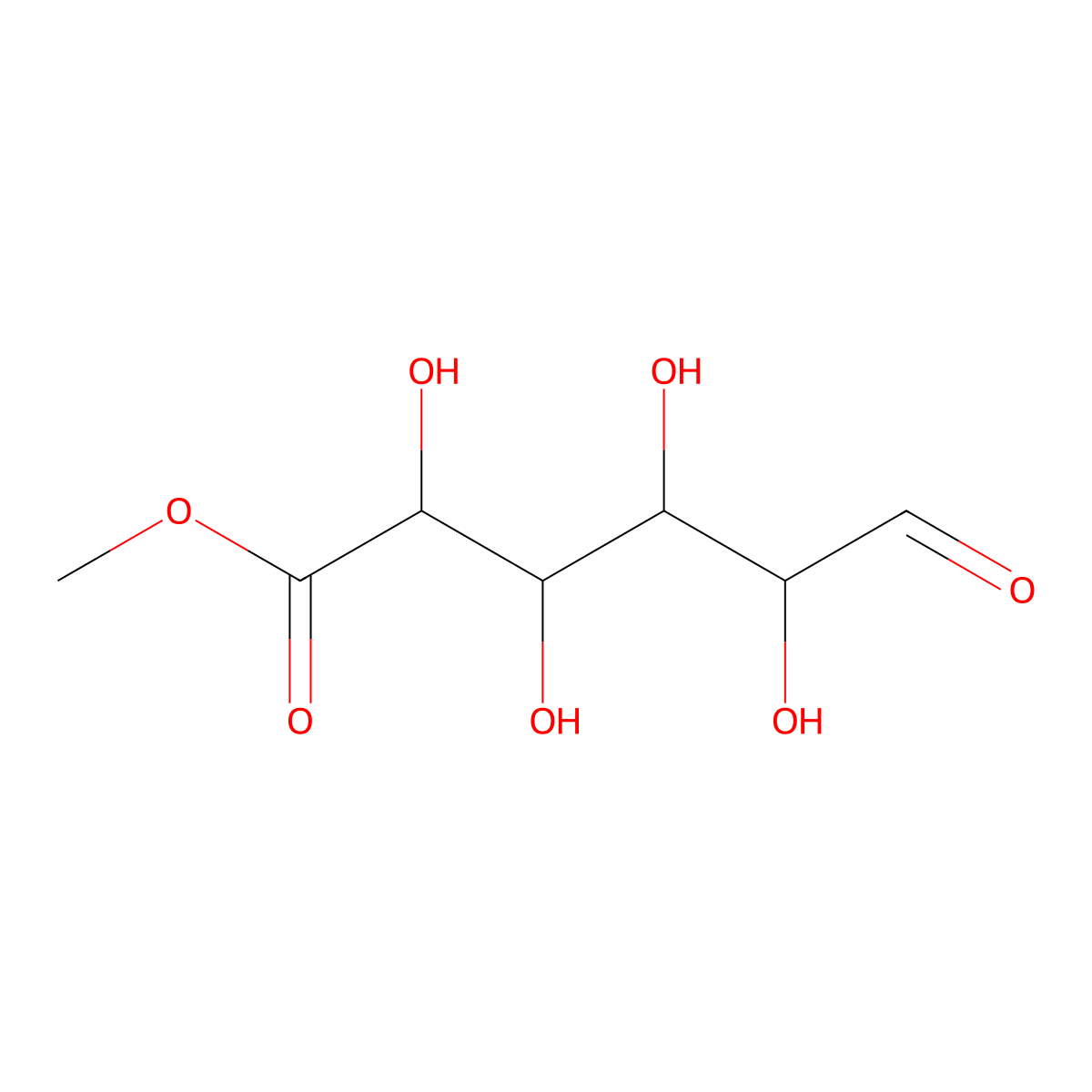 Methyl-o-D-galacturonate molecular structure, CAS 16048-08-1