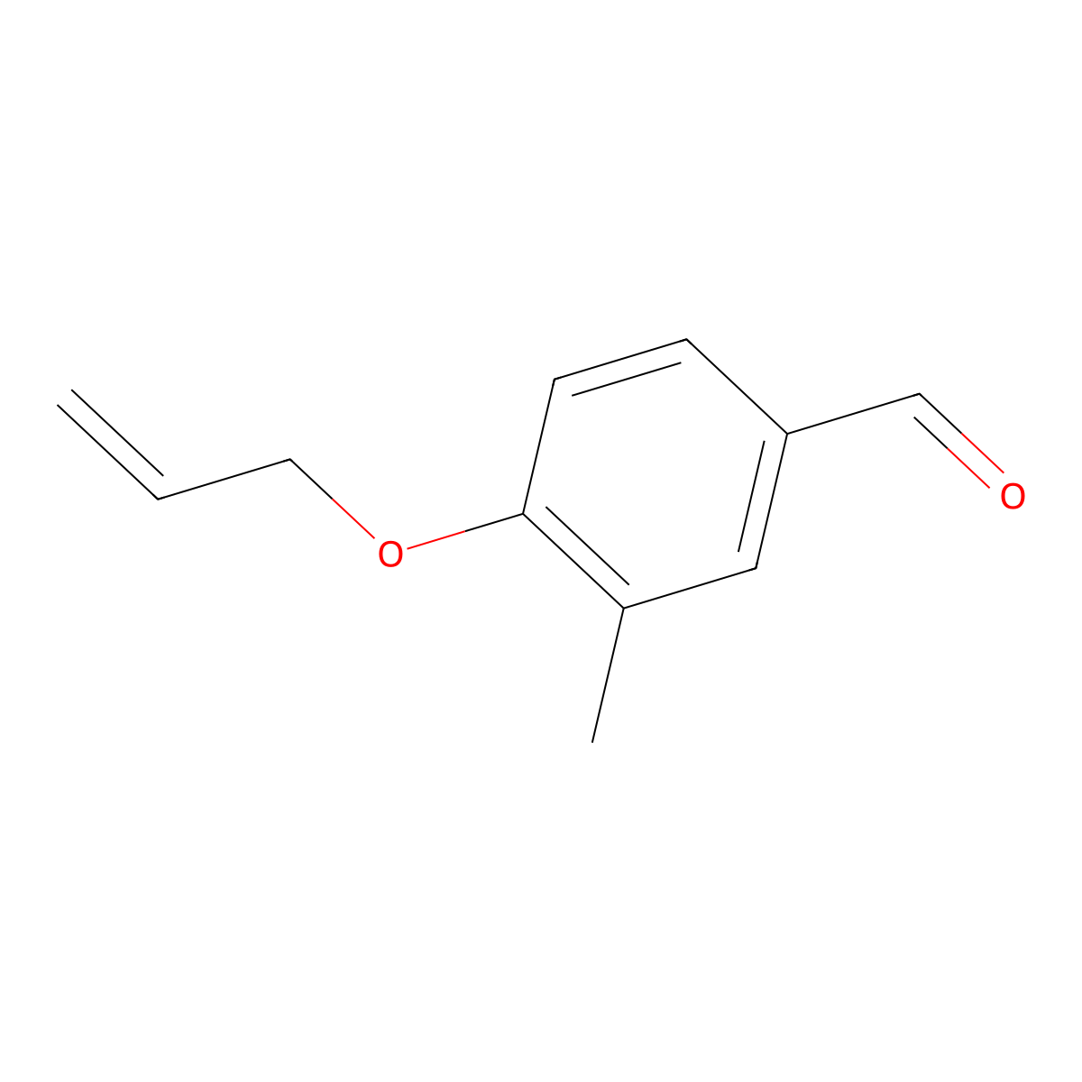 4-Allyloxy-3-methyl-benzaldehyde molecular structure, CAS 160489-36-1