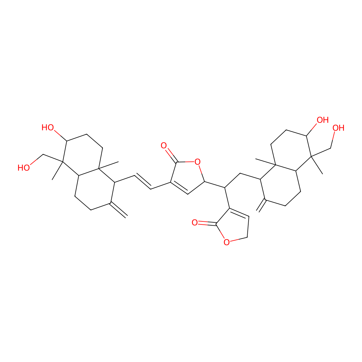 Bisandrographolide C molecular structure, CAS 160498-02-2