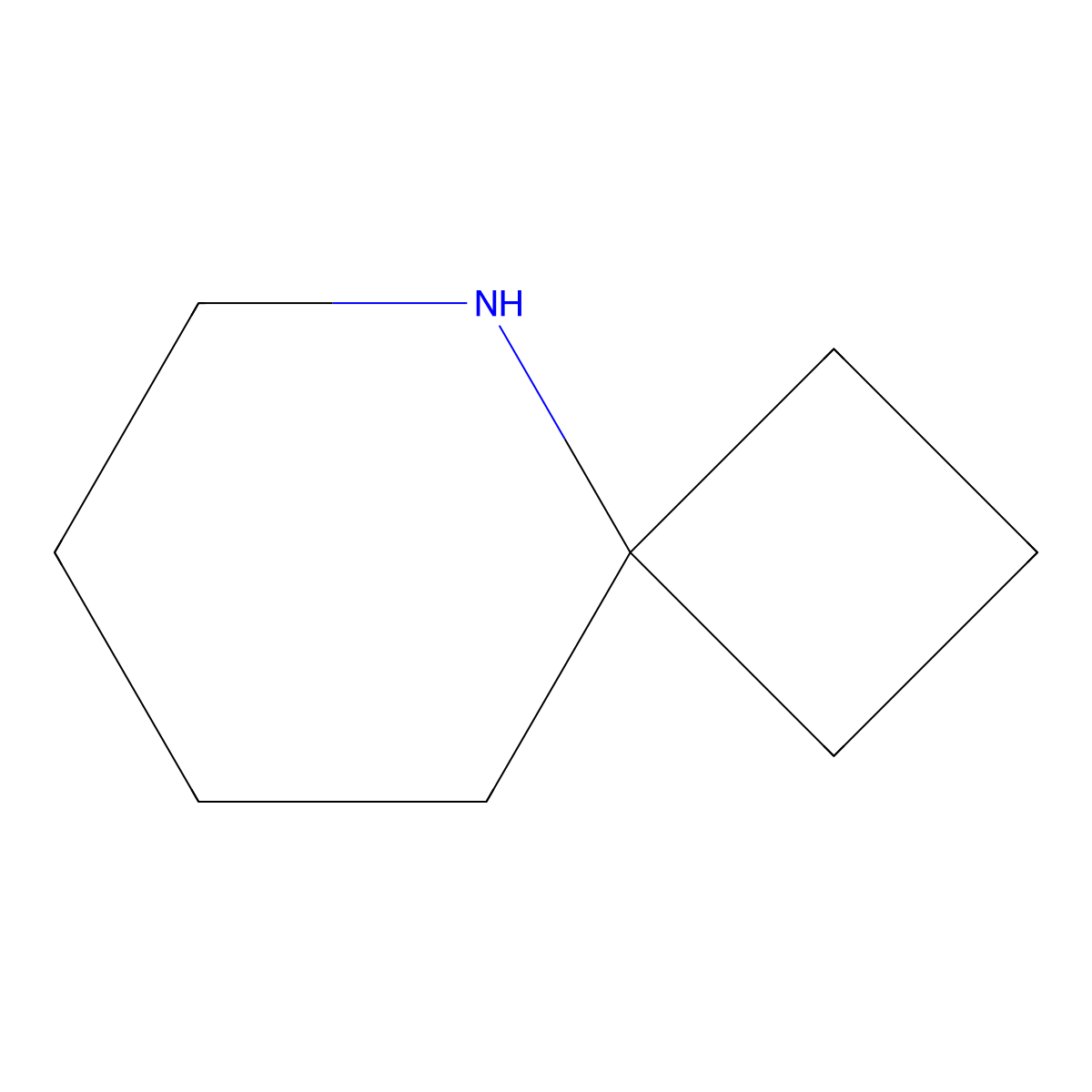 5-Azaspiro(3.5)nonane molecular structure, CAS 160499-09-2