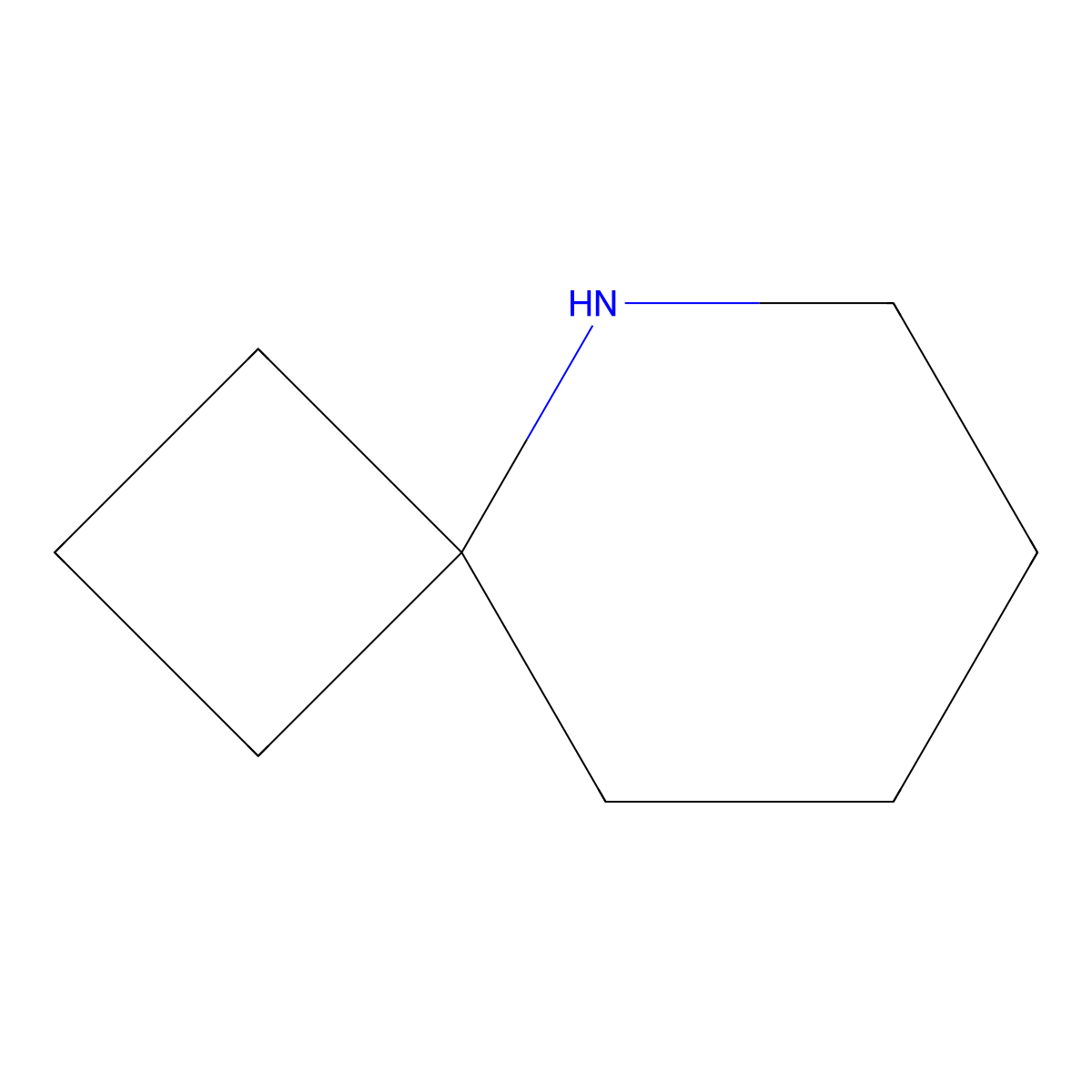 5-Azaspiro(3.5)nonane molecular structure, CAS 160499-09-2