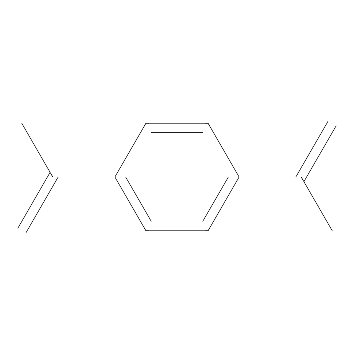 1,4-Diisopropenylbenzene molecular structure, CAS 1605-18-1