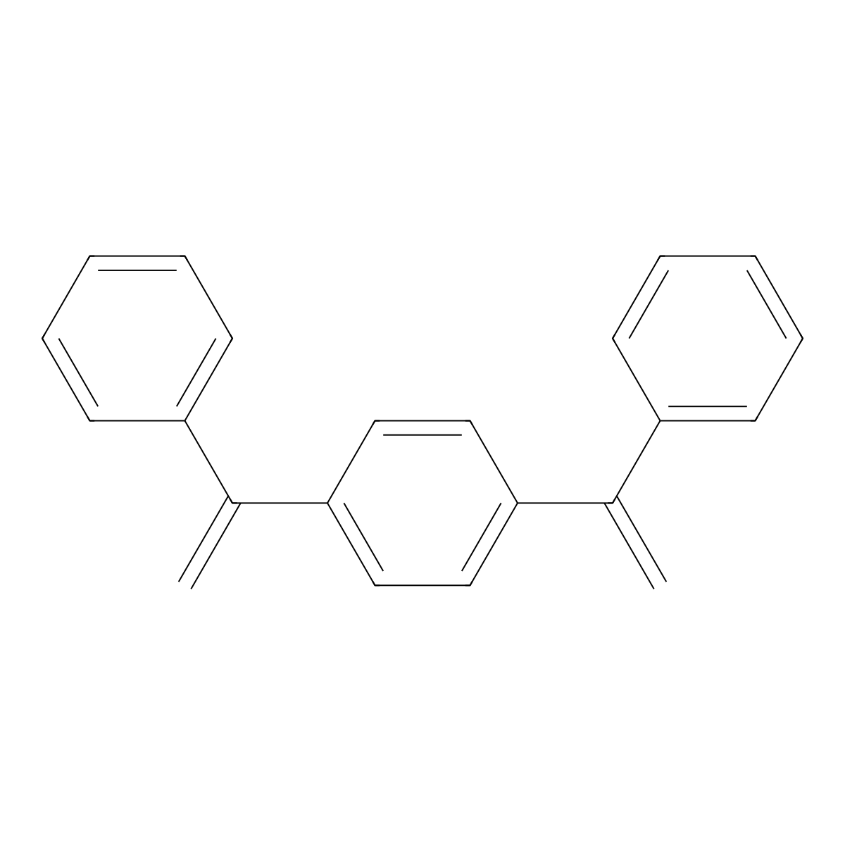 1,4-Bis(1-phenylethenyl)benzene molecular structure, CAS 1605-19-2