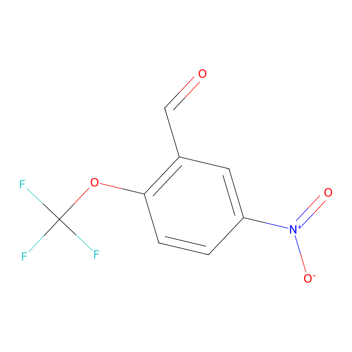 5-Nitro-2-(trifluoromethoxy)benzaldehyde molecular structure, CAS 160503-78-6