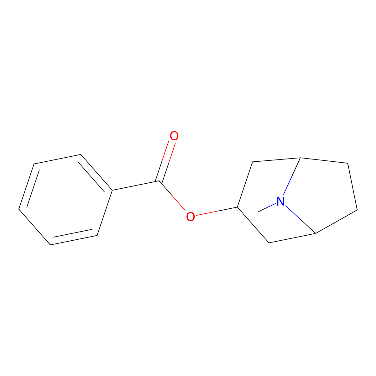 Benzoyltropein molecular structure, CAS 16052-34-9