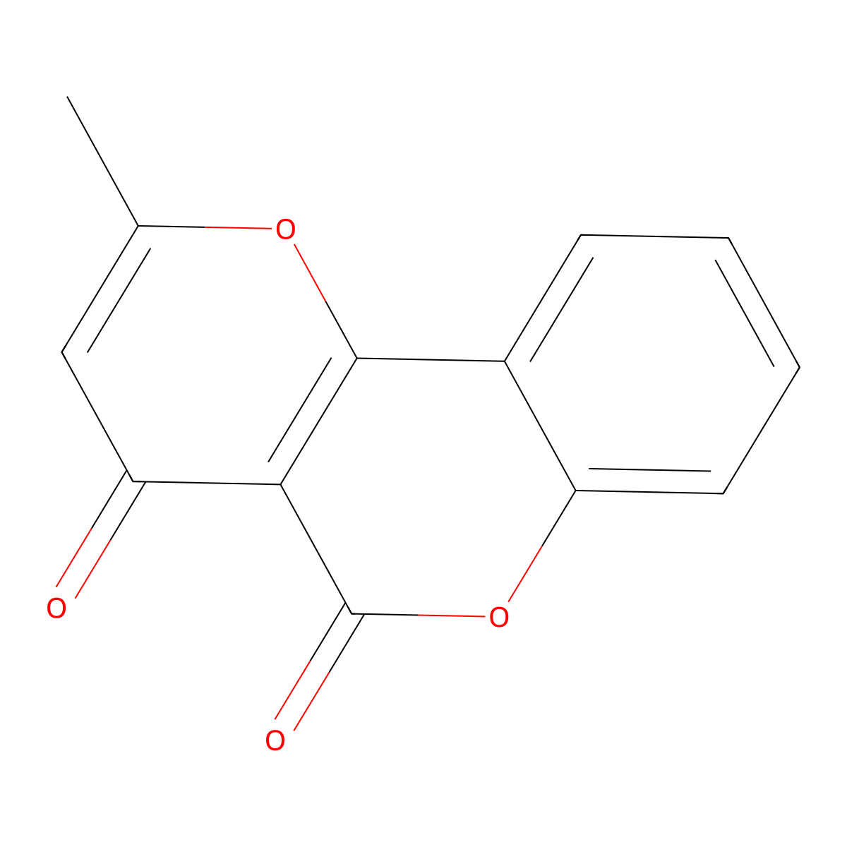 2-Methylpyrano[3,2-c]chromene-4,5-dione molecular structure, CAS 16052-75-8