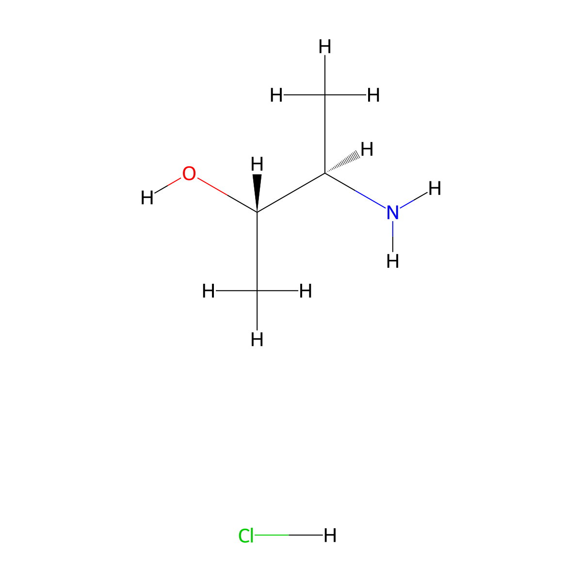 (2S,3R)-3-aminobutan-2-ol hydrochloride molecular structure, CAS 1605313-24-3