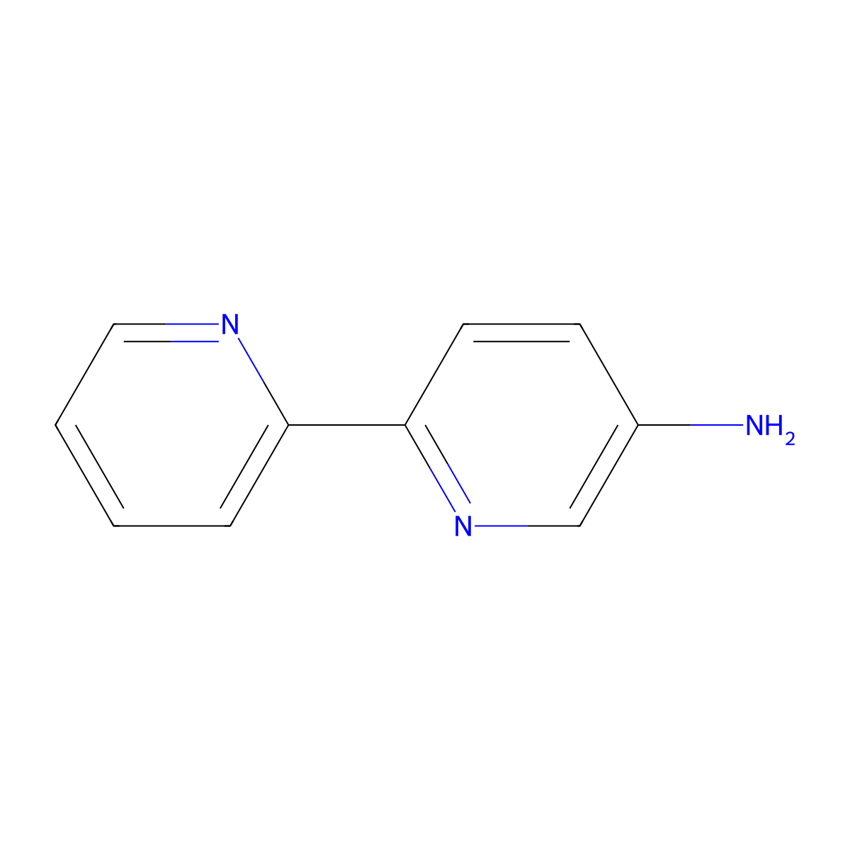 [2,2'-Bipyridin]-5-amine molecular structure, CAS 160539-04-8