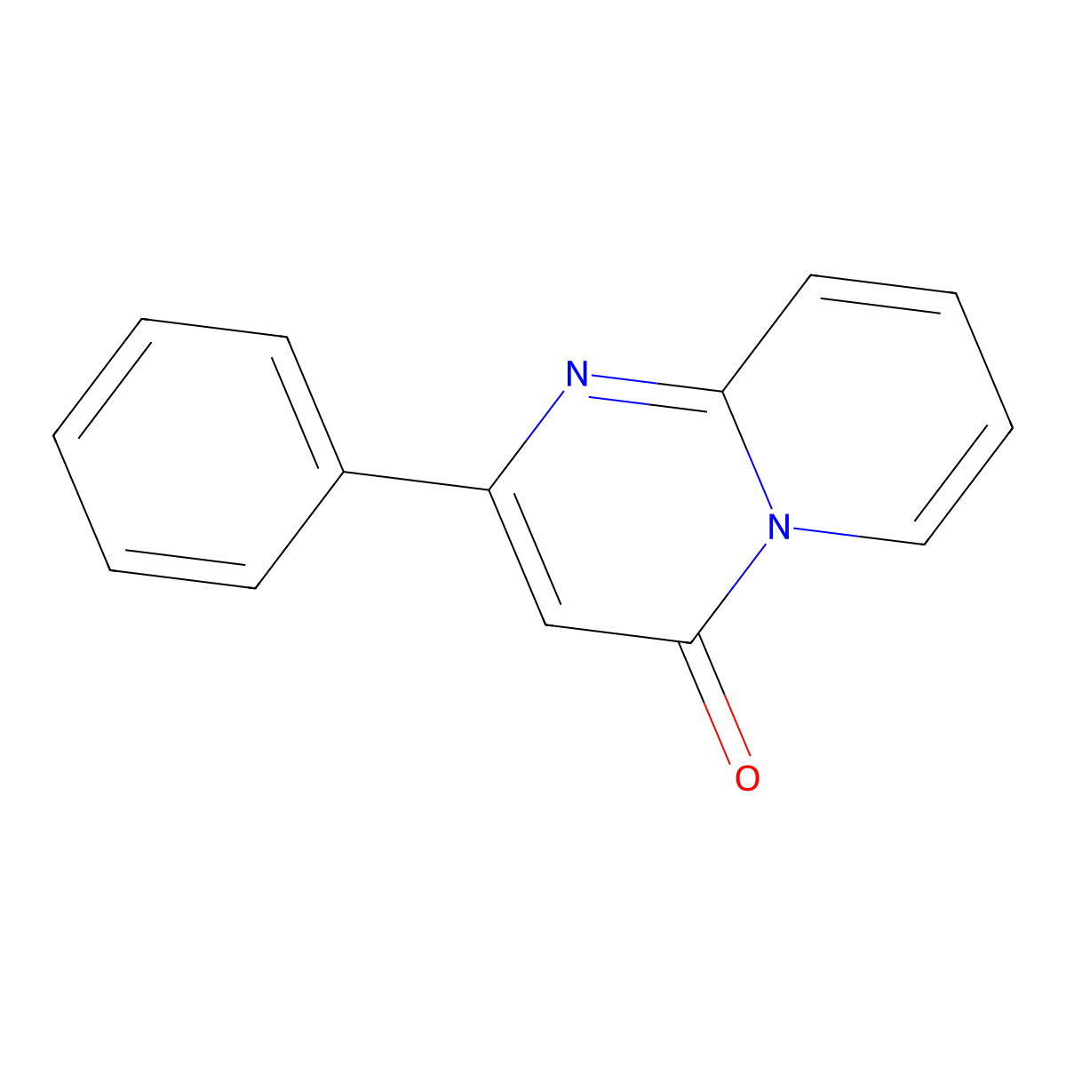 2-phenyl-4H-pyrido[1,2-a]pyrimidin-4-one molecular structure, CAS 16054-93-6