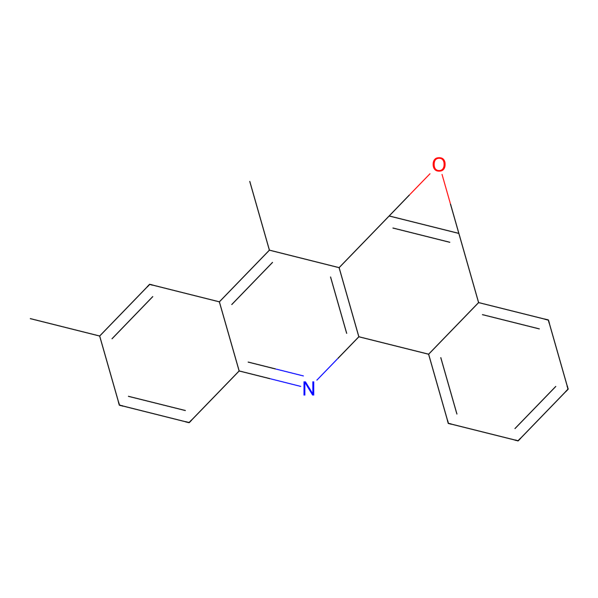 7,9-Dimethylbenz(c)acridine-5,6-oxide molecular structure, CAS 160543-12-4