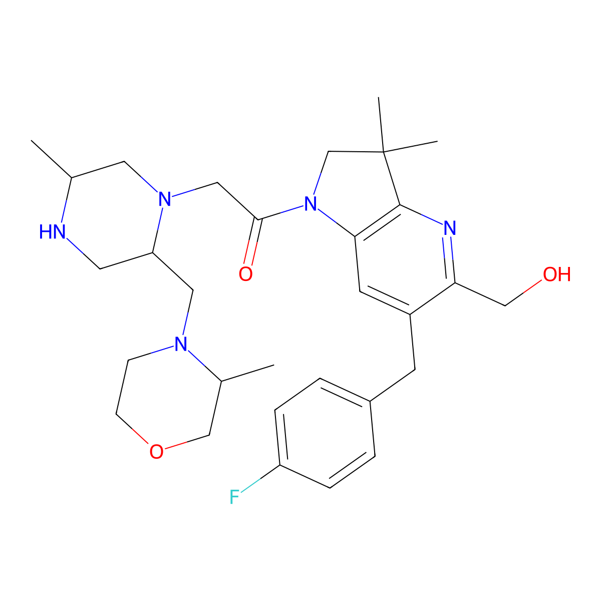 Tolinapant molecular structure, CAS 1605584-14-2