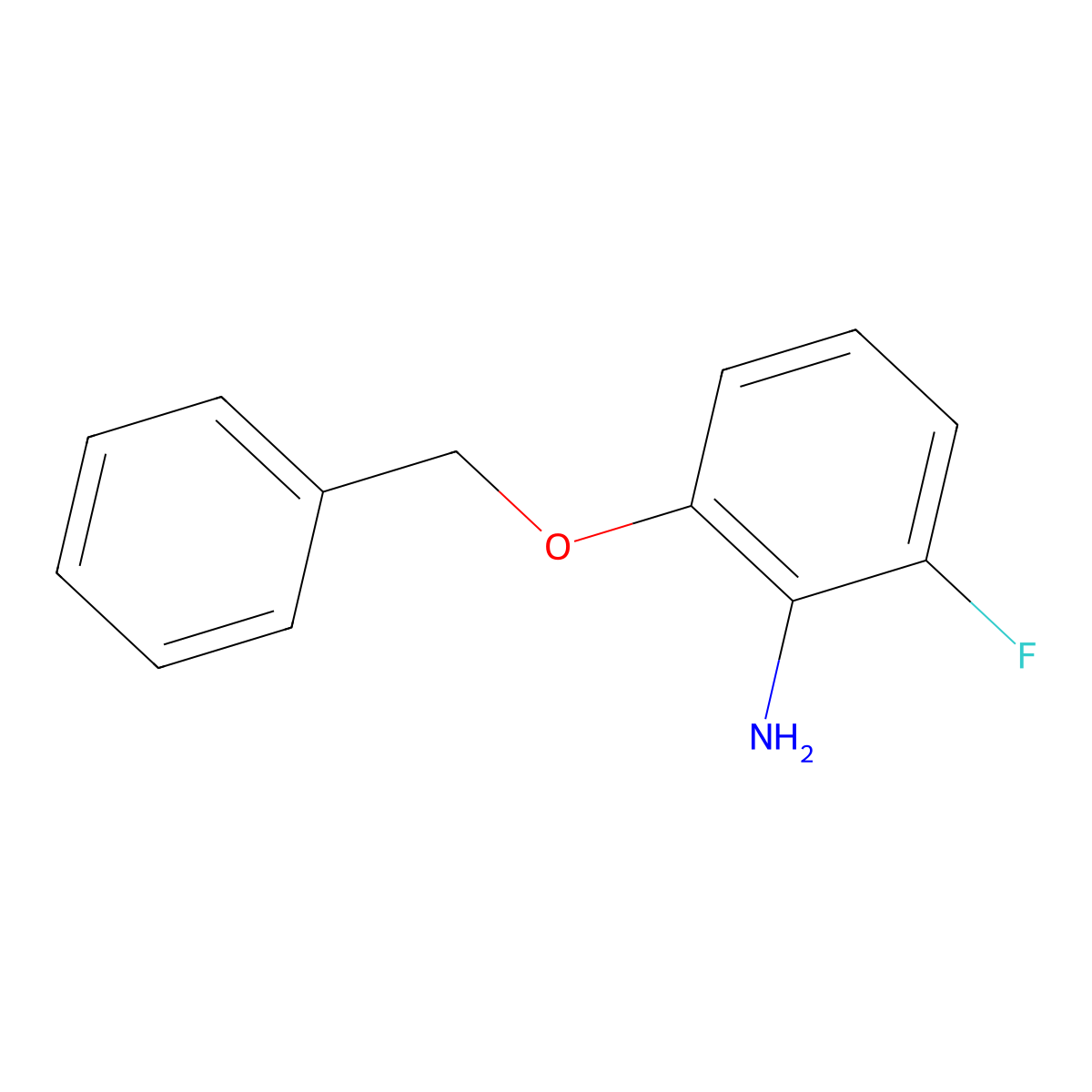 2-(Benzyloxy)-6-fluoroaniline molecular structure, CAS 160564-65-8