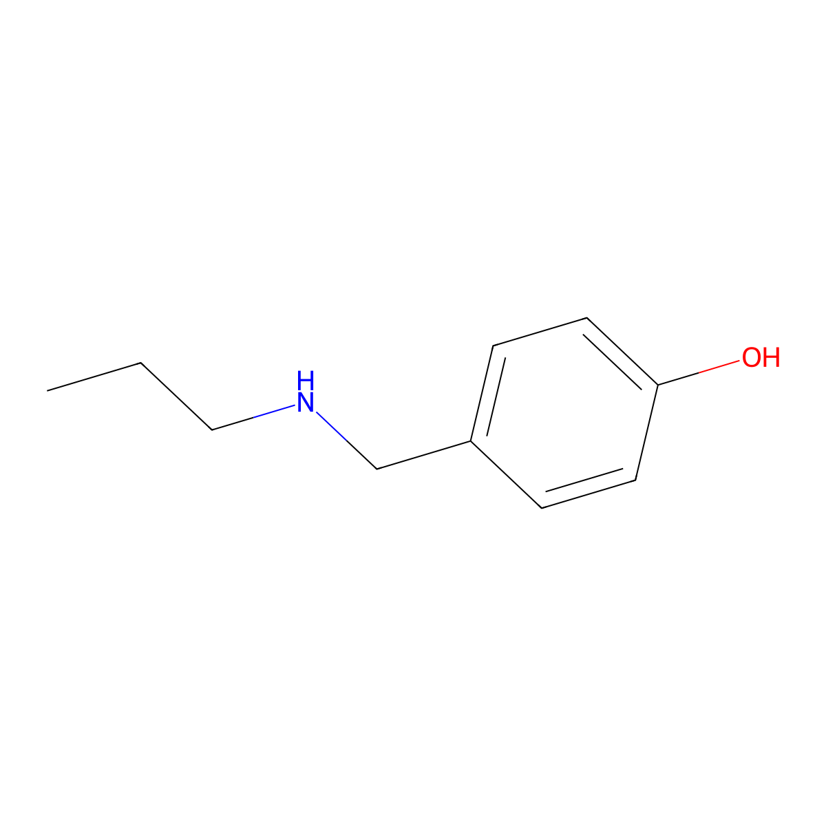 4-[(Propylamino)methyl]phenol molecular structure, CAS 160590-46-5