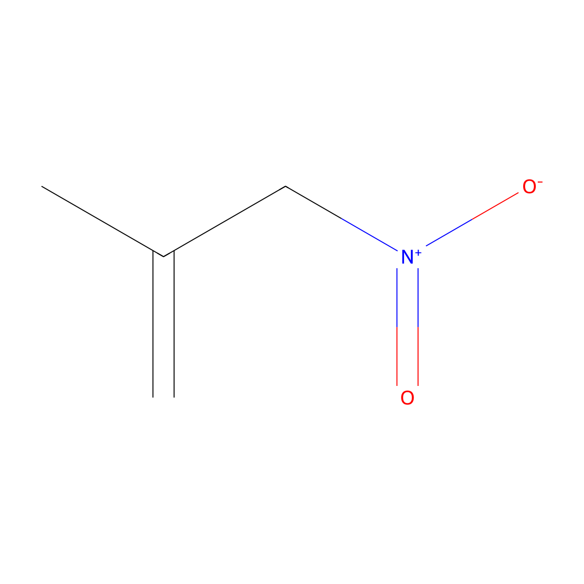 2-Methyl-3-nitroprop-1-ene molecular structure, CAS 1606-31-1