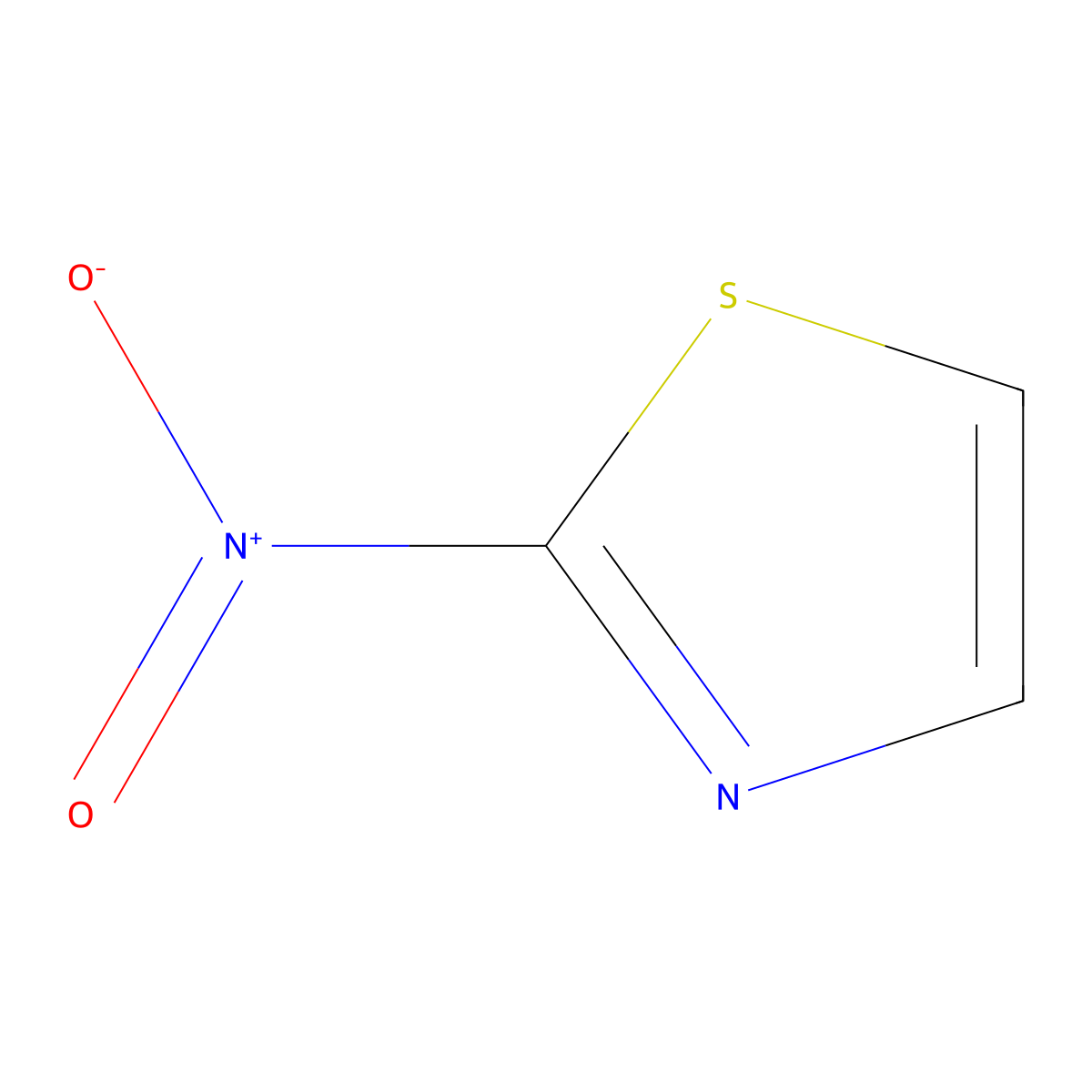 2-Nitrothiazole molecular structure, CAS 1606-76-4