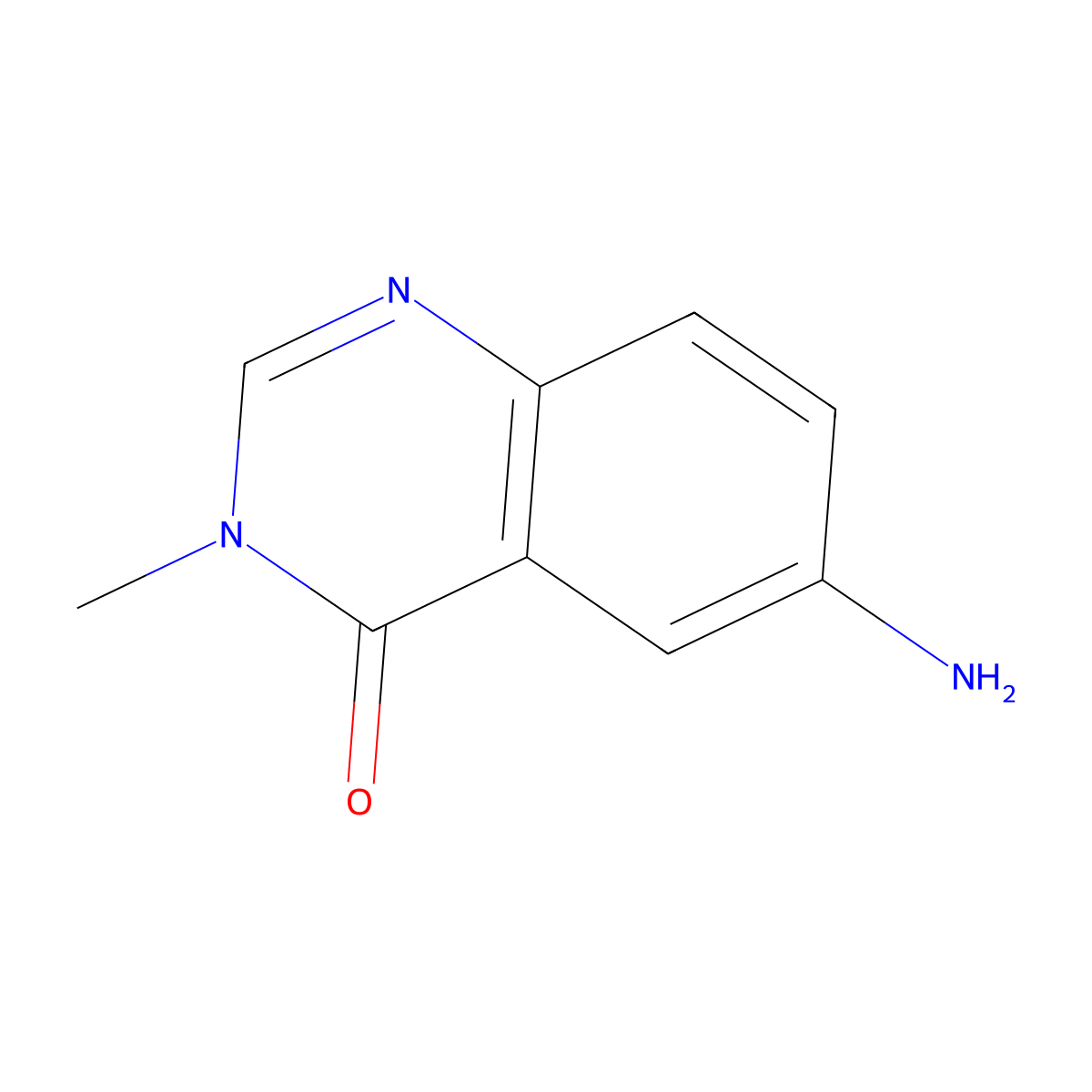 6-Amino-3-methyl-3,4-dihydroquinazolin-4-one molecular structure, CAS 16064-23-6