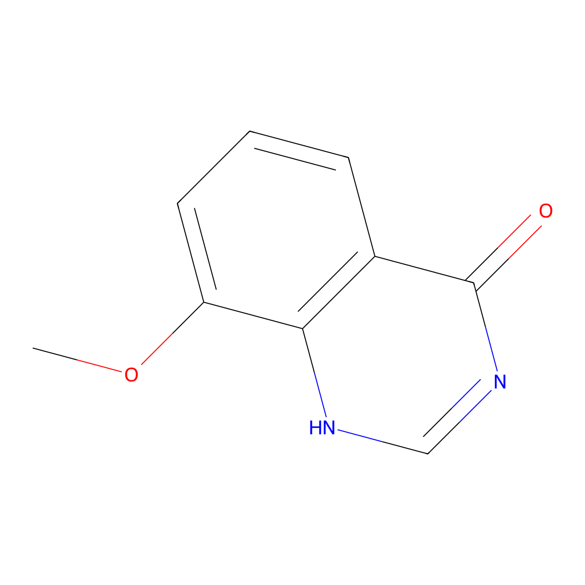8-methoxy-1H-quinazolin-4-one molecular structure, CAS 16064-27-0