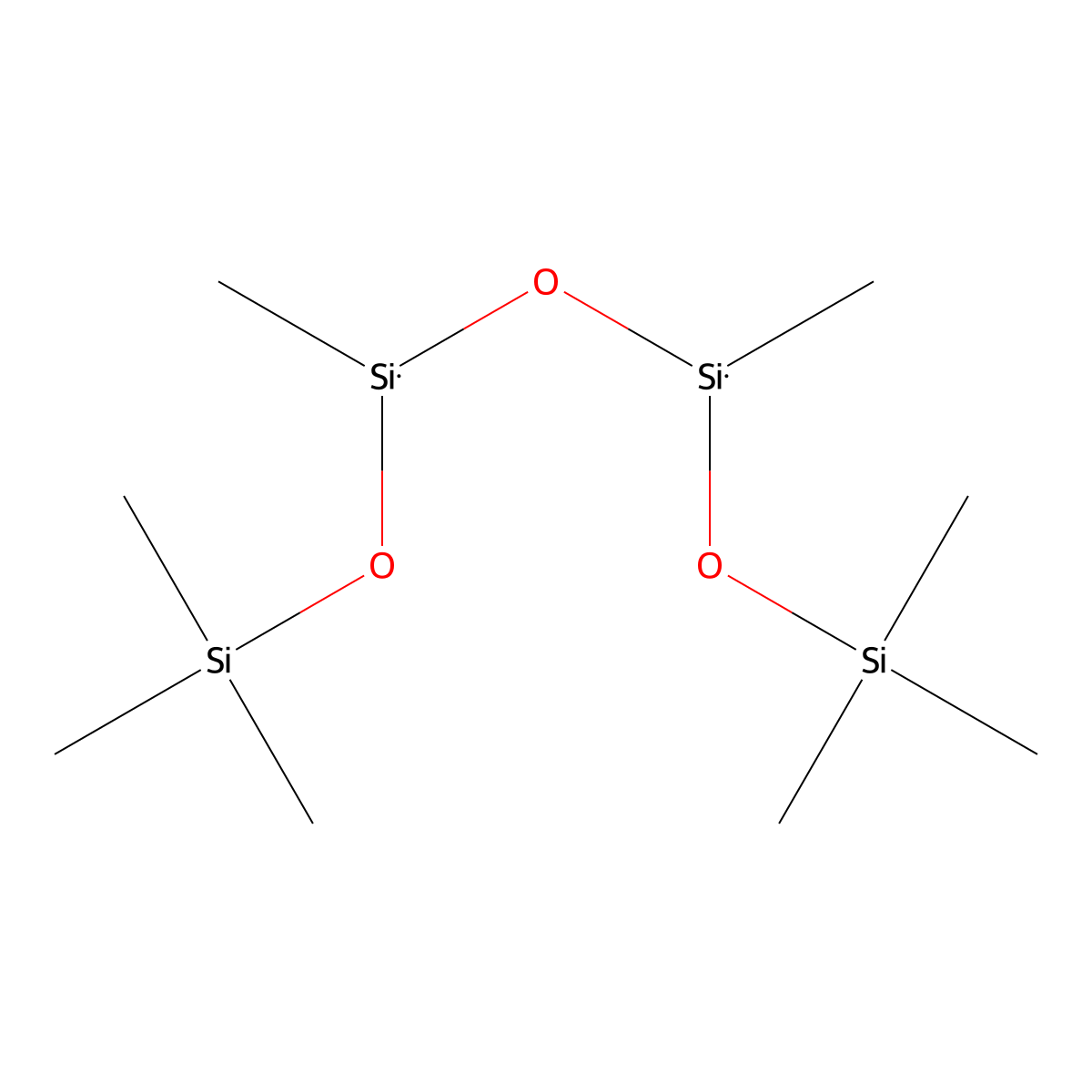 Tetrasiloxane, 1,1,1,3,5,7,7,7-octamethyl- molecular structure, CAS 16066-09-4