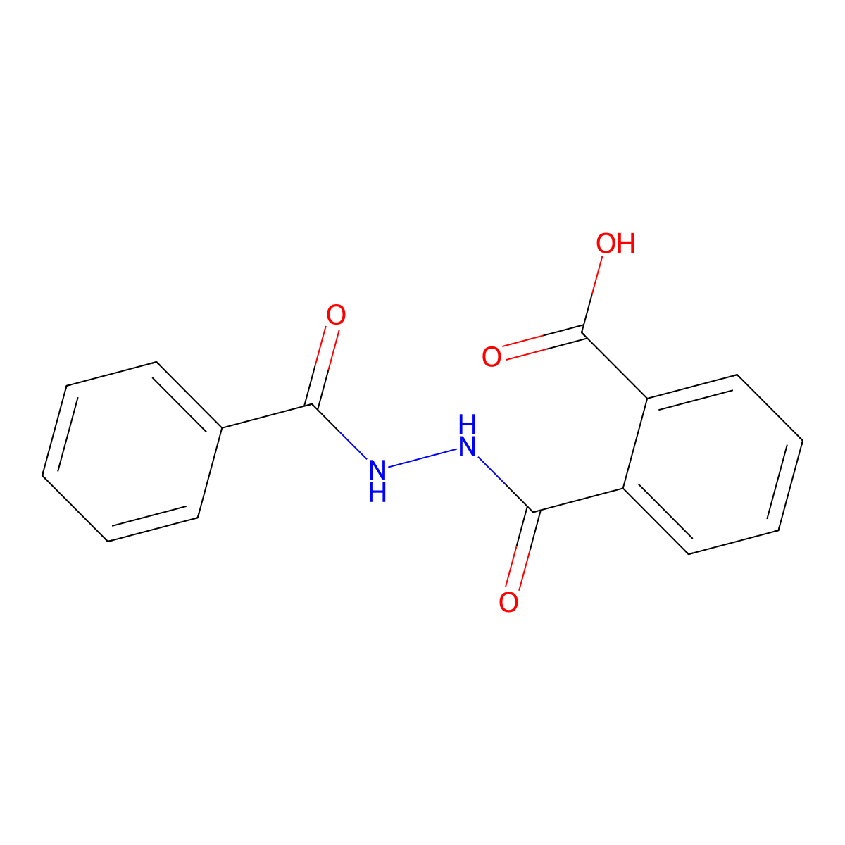 2-(Benzamidocarbamoyl)benzoic acid molecular structure, CAS 16067-61-1