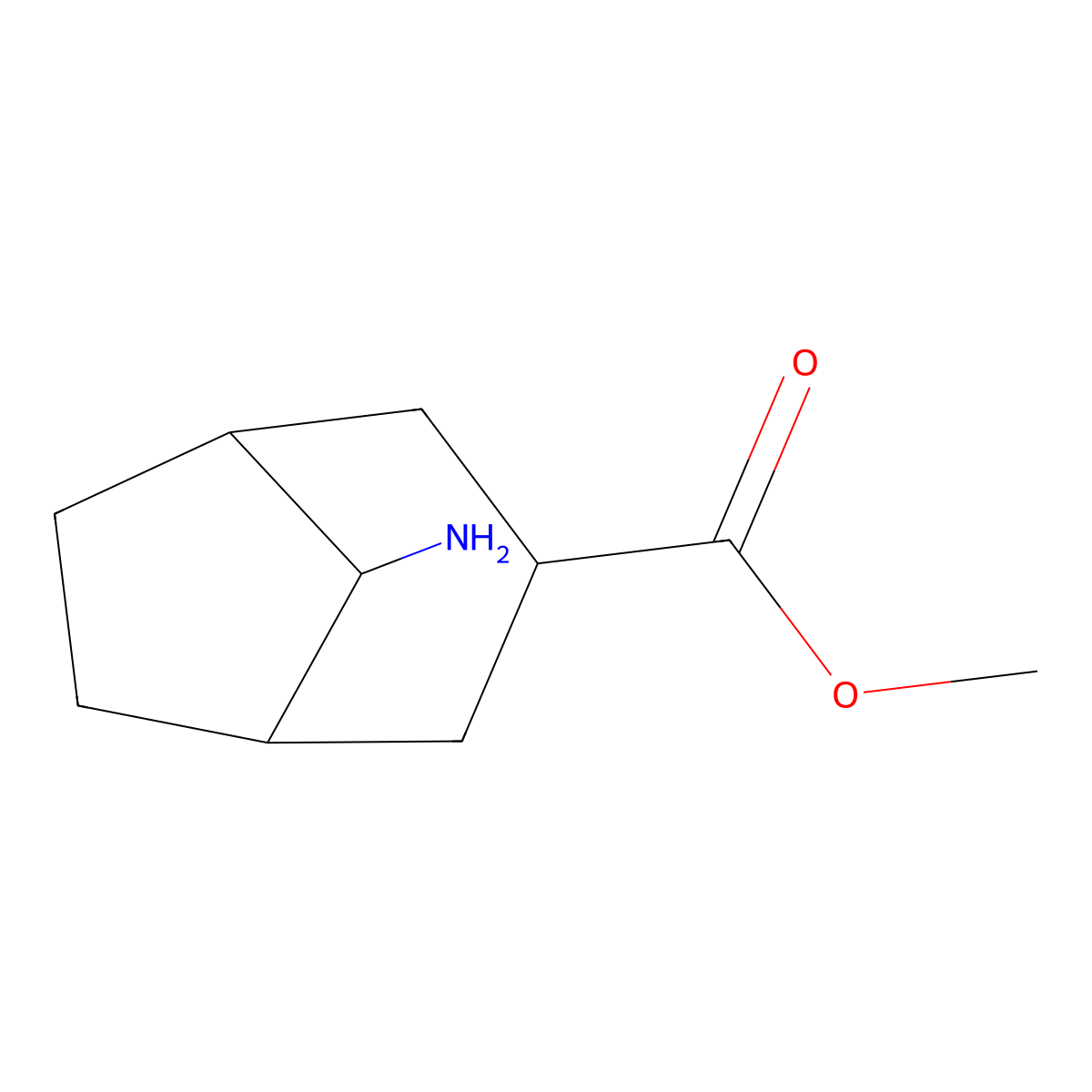 Methyl 8-aminobicyclo[3.2.1]octane-3-carboxylate molecular structure, CAS 1607015-27-9