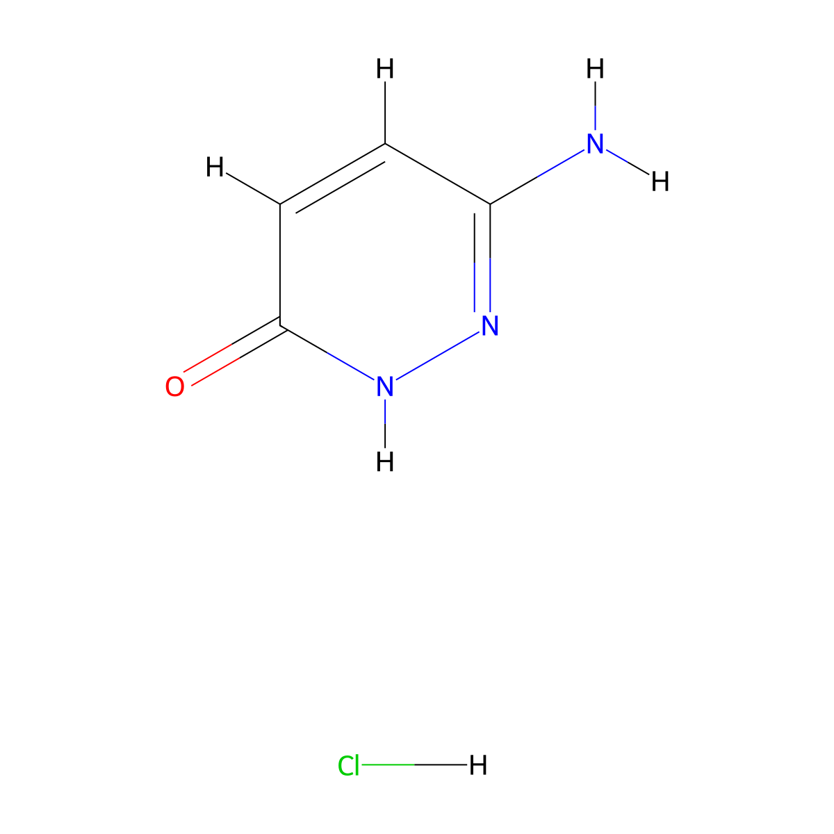 6-Aminopyridazin-3-ol hydrochloride molecular structure, CAS 1607256-37-0