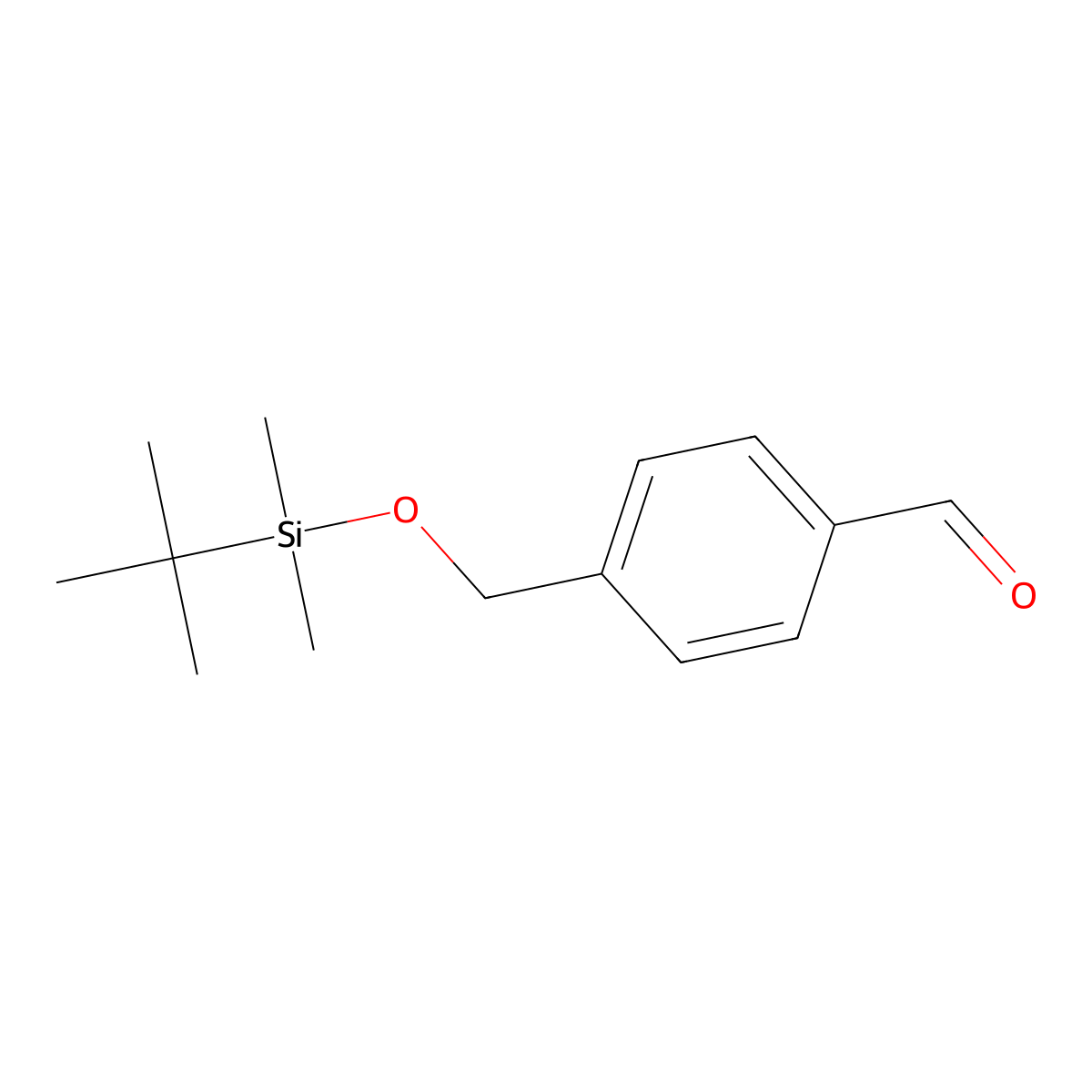 4-(((tert-Butyl(dimethyl)silyl)oxy)methyl)benzaldehyde molecular structure, CAS 160744-60-5