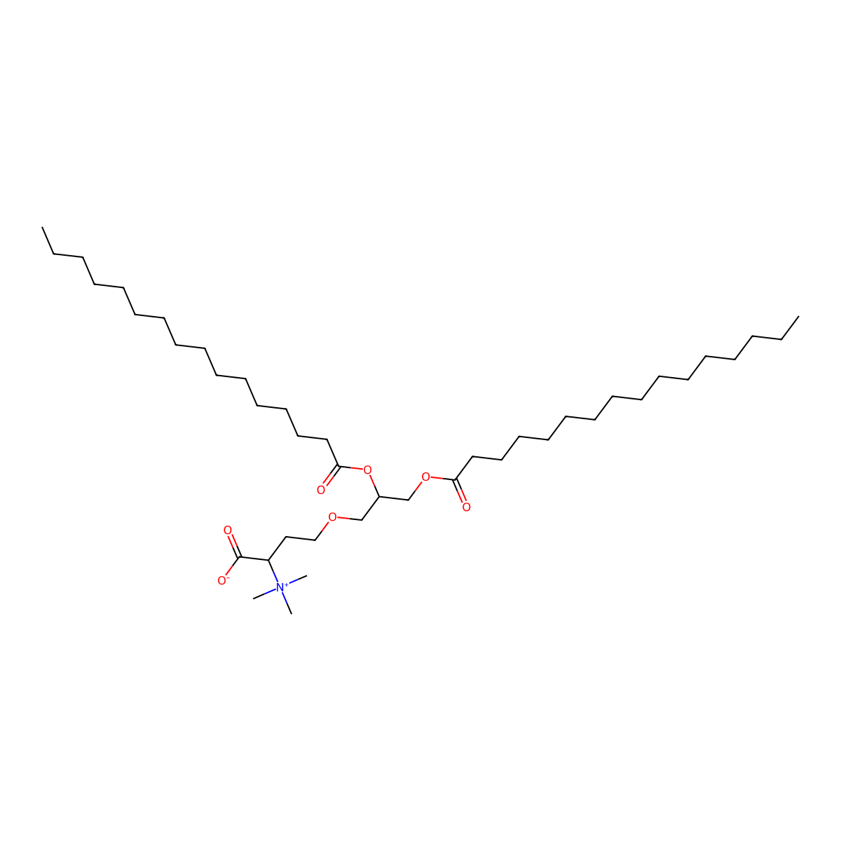 1,2-dipalmitoyl-sn-glycero-3-O-4'-(N,N,N-trimethyl)-homoserine molecular structure, CAS 1607456-57-4