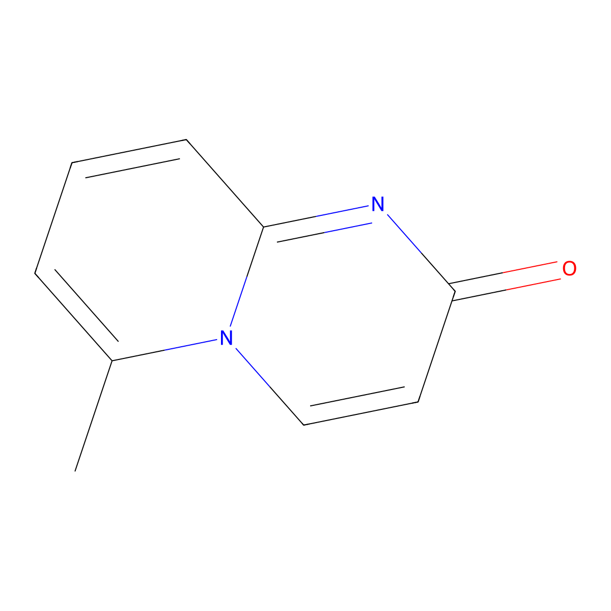 6-Methyl-2H-pyrido[1,2-a]pyrimidin-2-one molecular structure, CAS 16075-68-6