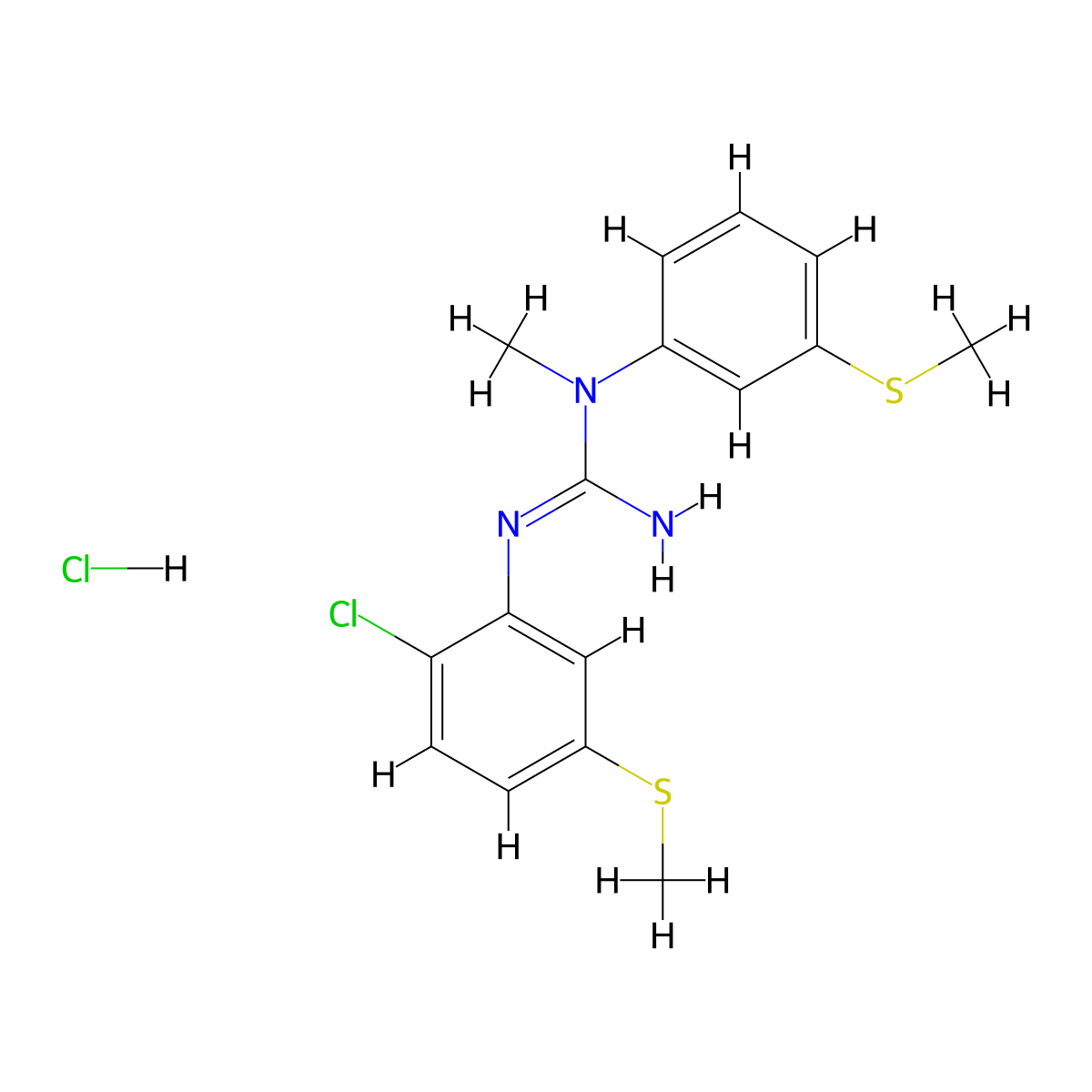 CNS-5161 hydrochloride molecular structure, CAS 160756-38-7