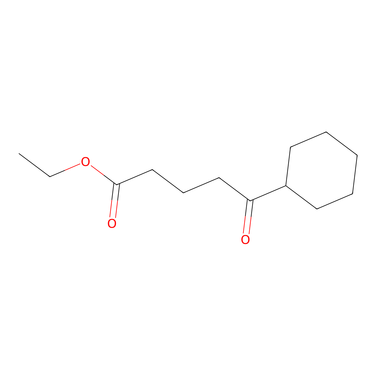 Ethyl 5-cyclohexyl-5-oxovalerate molecular structure, CAS 16076-61-2