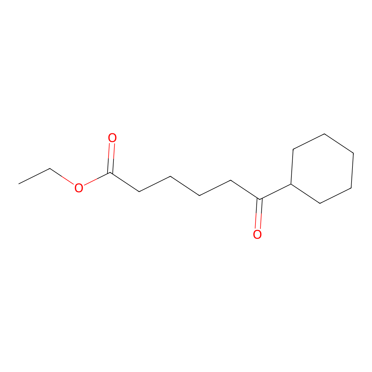 Ethyl 6-cyclohexyl-6-oxohexanoate molecular structure, CAS 16076-62-3
