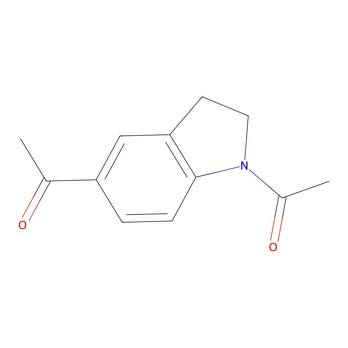 1,5-Diacetylindoline molecular structure, CAS 16078-35-6