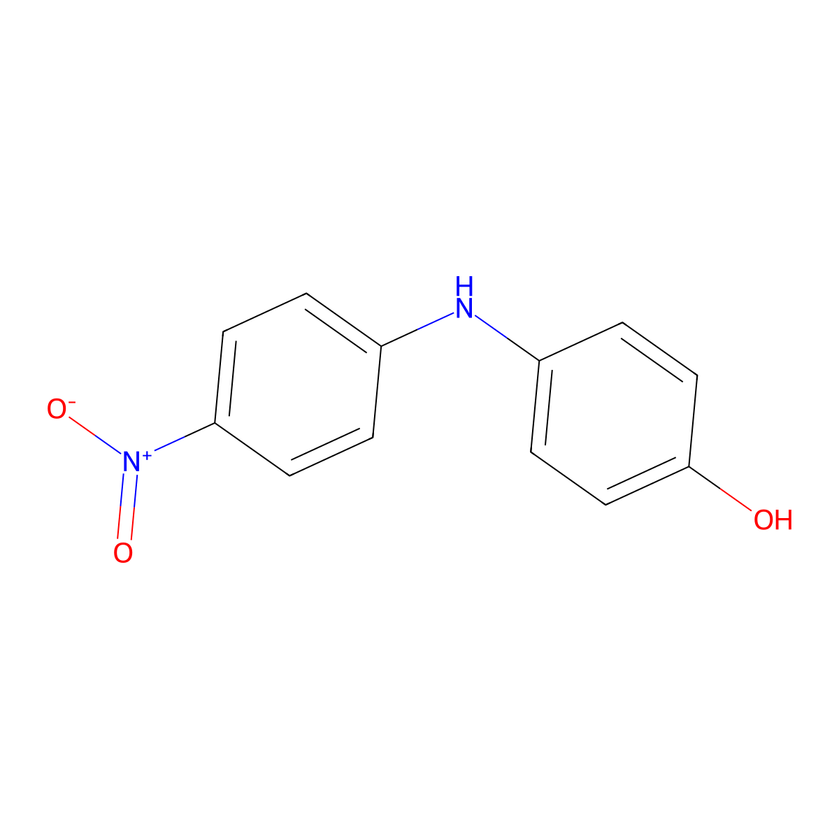 4-(4-Nitroanilino)phenol molecular structure, CAS 16078-86-7