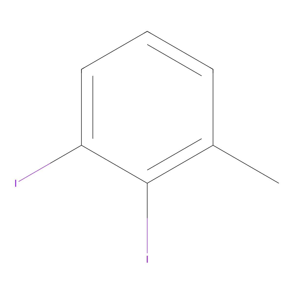 1,2-Diiodo-3-methylbenzene molecular structure, CAS 1608-48-6