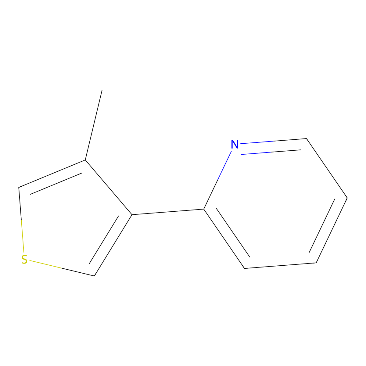 2-(4-Methyl-3-thienyl)pyridine molecular structure, CAS 160806-65-5