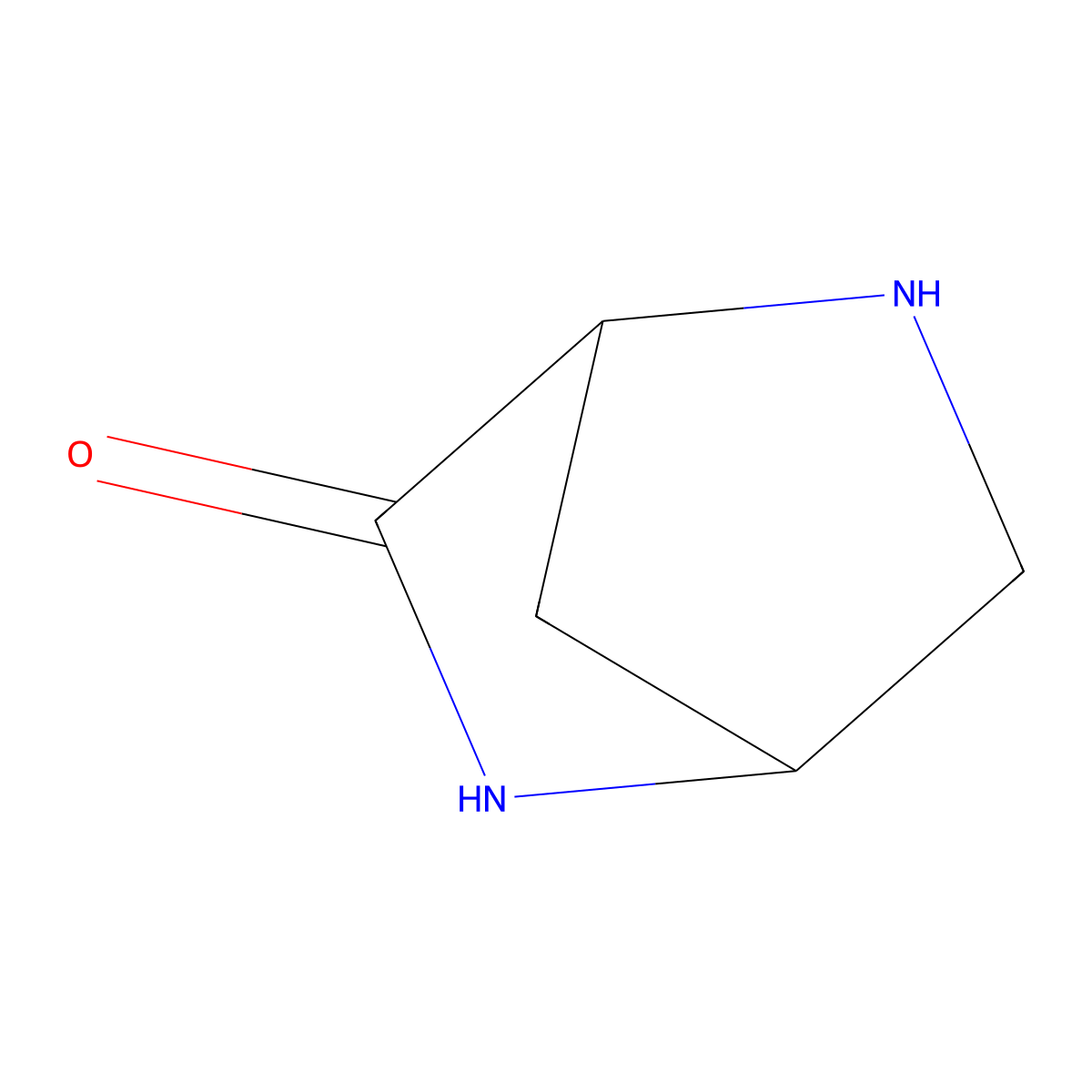 (1R,4R)-2,5-Diazabicyclo[2.2.1]heptan-3-one molecular structure, CAS 1608499-01-9