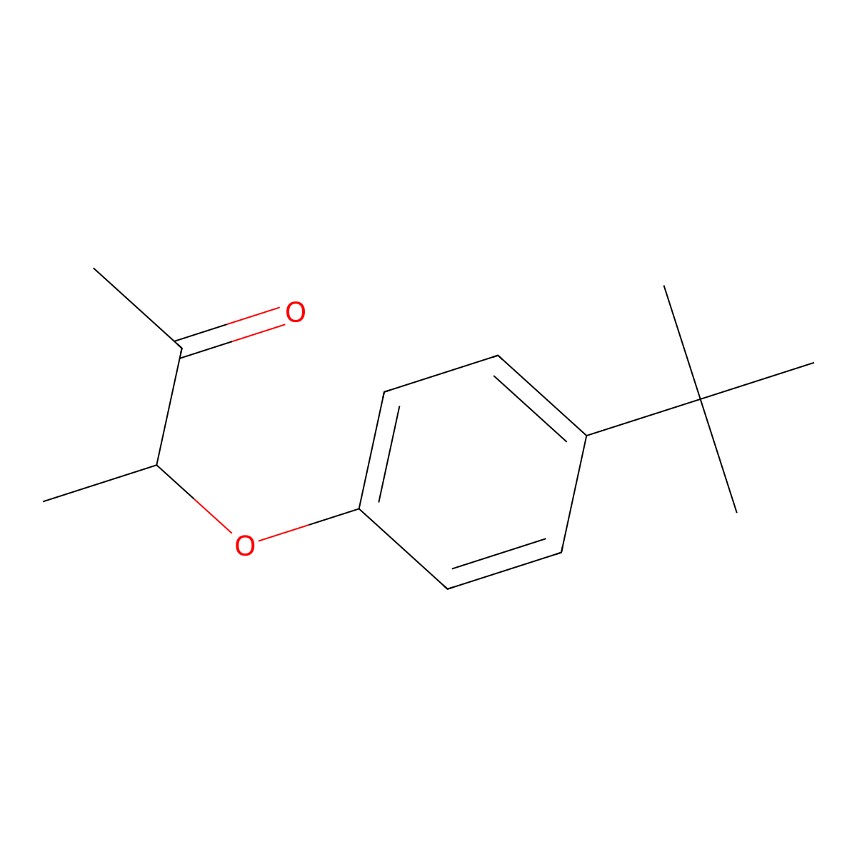 3-(4-Tert-butylphenoxy)butan-2-one molecular structure, CAS 160875-28-5