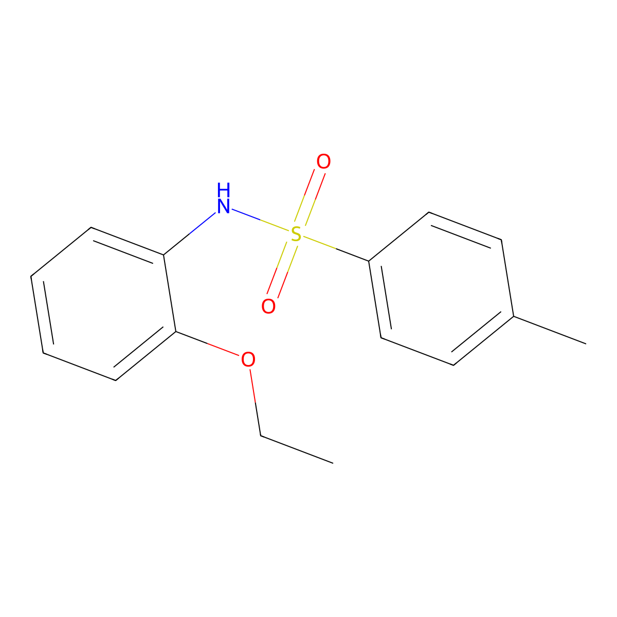 N-(2-ethoxyphenyl)-4-methylbenzenesulfonamide molecular structure, CAS 160878-28-4