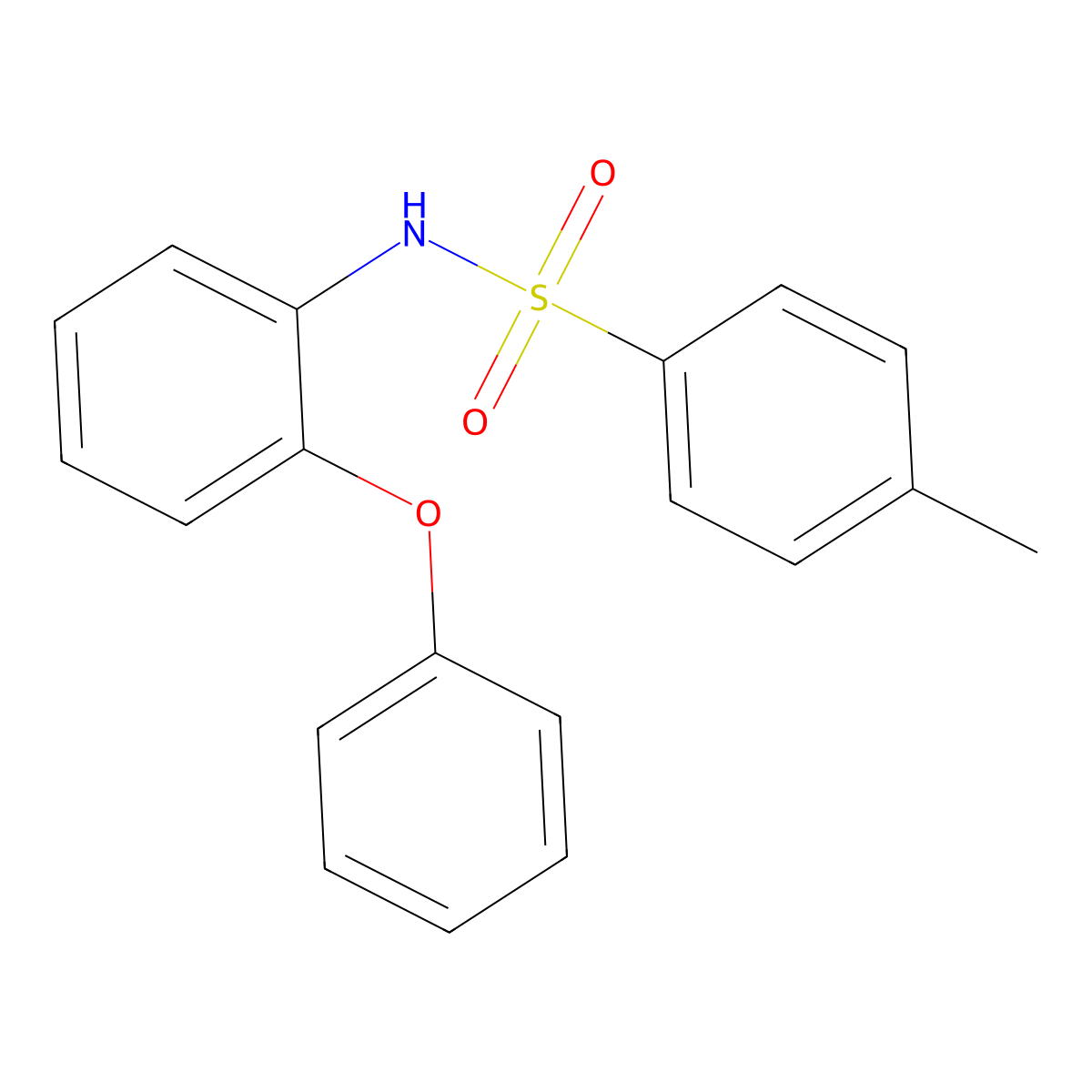 4-methyl-N-(2-phenoxyphenyl)benzenesulfonamide molecular structure, CAS 160878-52-4