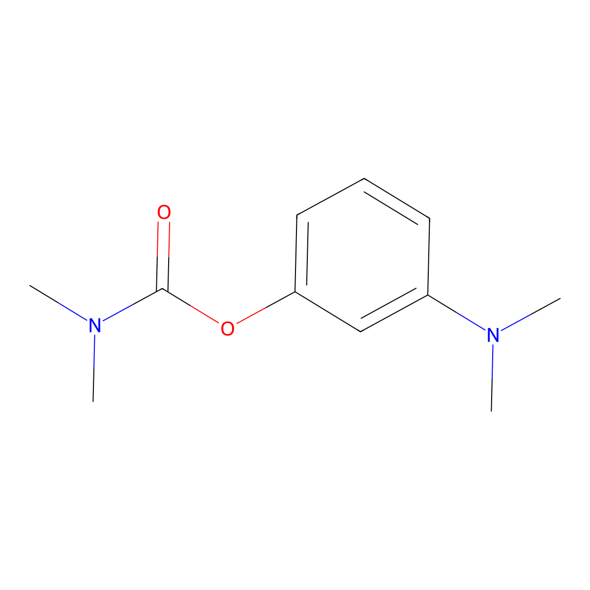 3-(Dimethylamino)phenyl N,N-dimethylcarbamate molecular structure, CAS 16088-19-0