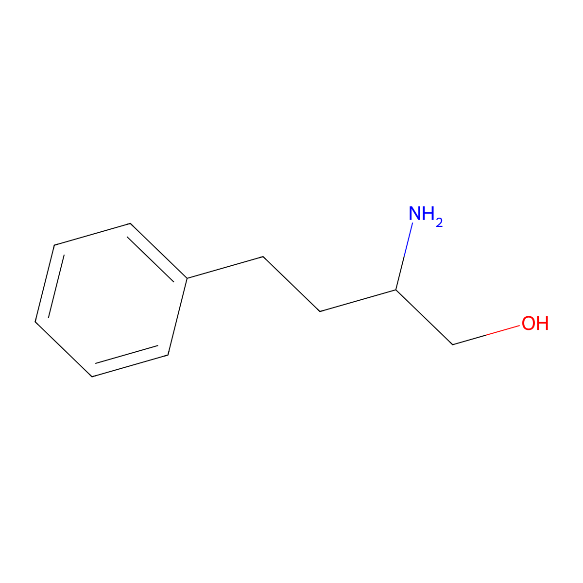 2-Amino-4-phenylbutan-1-ol molecular structure, CAS 160886-95-3