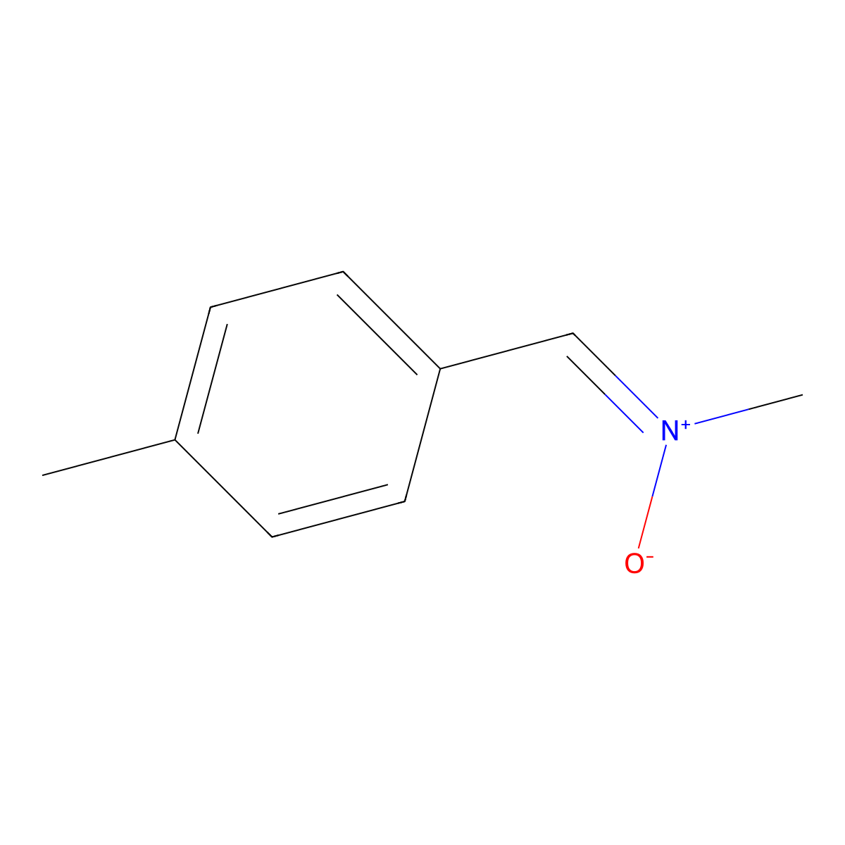 Methyl[(4-methylphenyl)methylene]ammoniumolate molecular structure, CAS 16089-63-7
