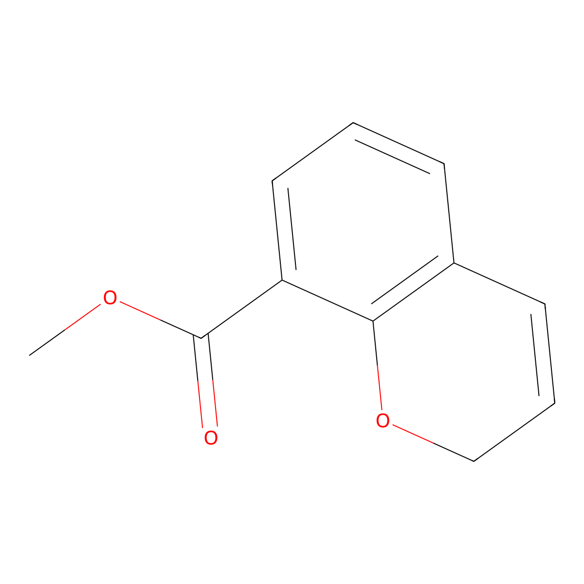 methyl 2H-chromene-8-carboxylate molecular structure, CAS 160893-67-4