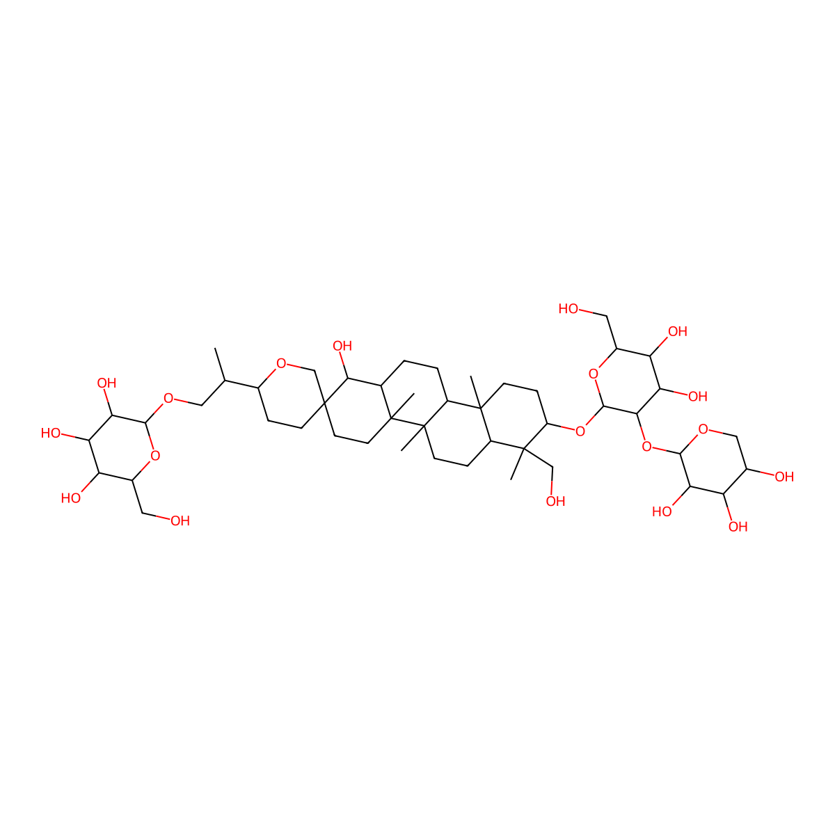 Hosenkoside F molecular structure, CAS 160896-45-7