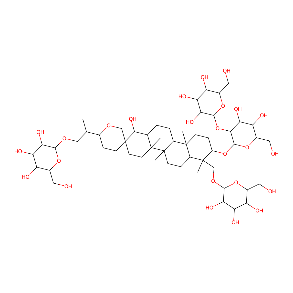 Hosenkoside K molecular structure, CAS 160896-49-1