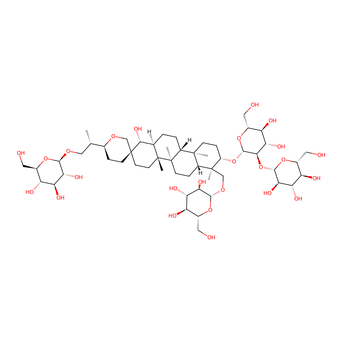 Hosenkoside K molecular structure, CAS 160896-49-1