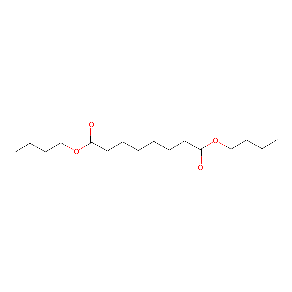 Dibutyl suberate molecular structure, CAS 16090-77-0
