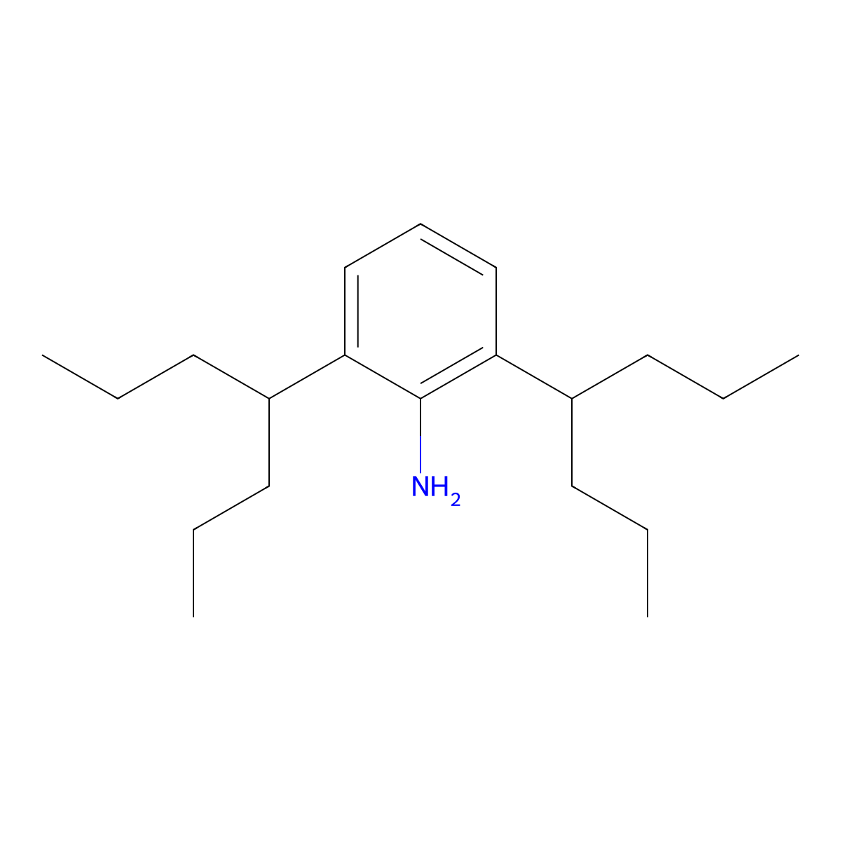 2,6-Di(heptan-4-yl)aniline molecular structure, CAS 1609087-67-3