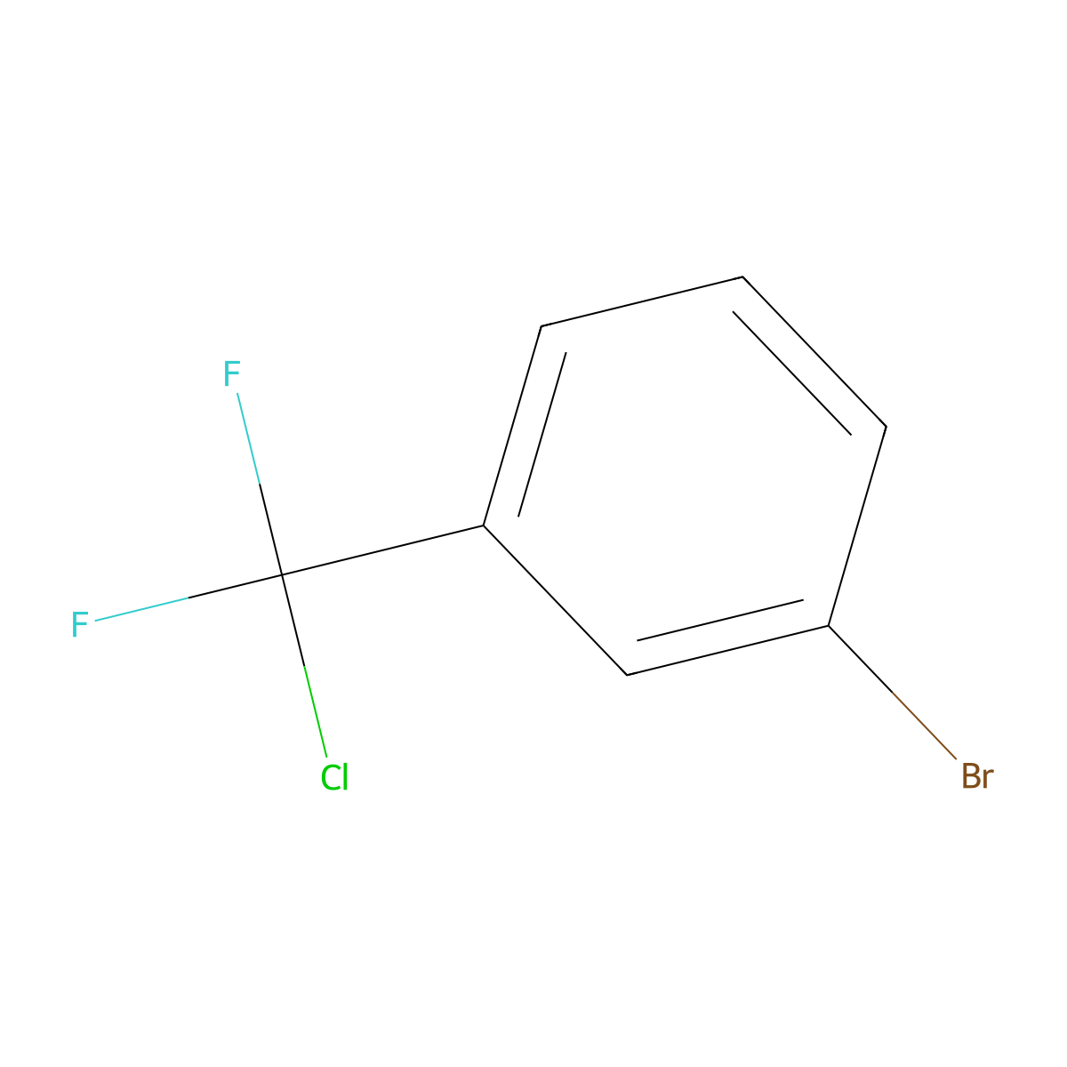 1-Bromo-3-(chlorodifluoromethyl)benzene molecular structure, CAS 160911-74-0