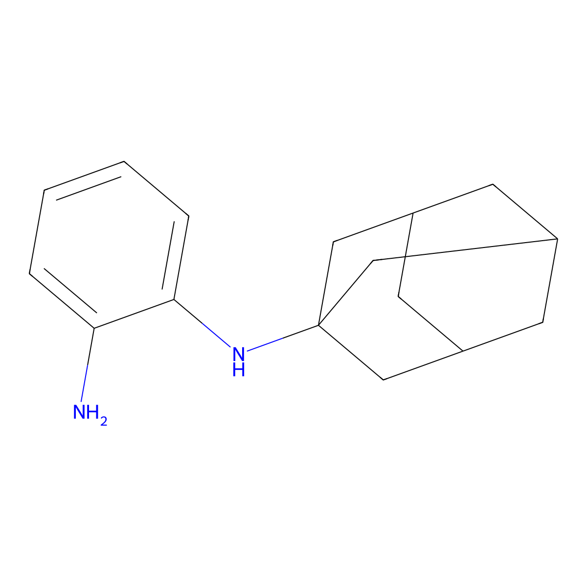1-N-(adamantan-1-yl)benzene-1,2-diamine molecular structure, CAS 160917-93-1